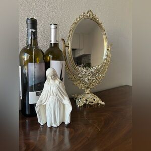 Elegant Gold Ornate Doubled Mirror